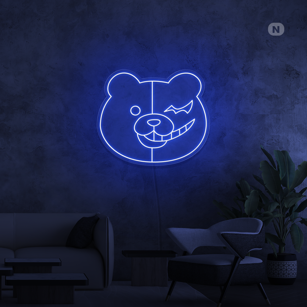 Insegna al neon Orso selvatico