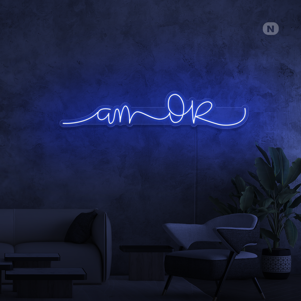 Insegna al neon L'amore 2