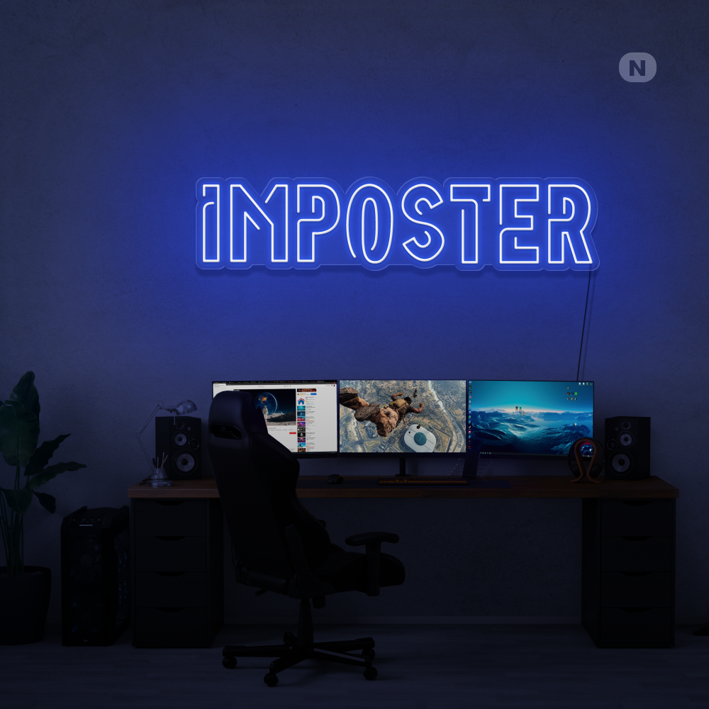 Insegna al neon Imposter