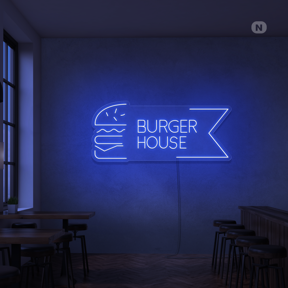 Insegan al neon Burger House