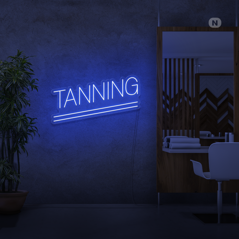 Insegna al neon Tanning