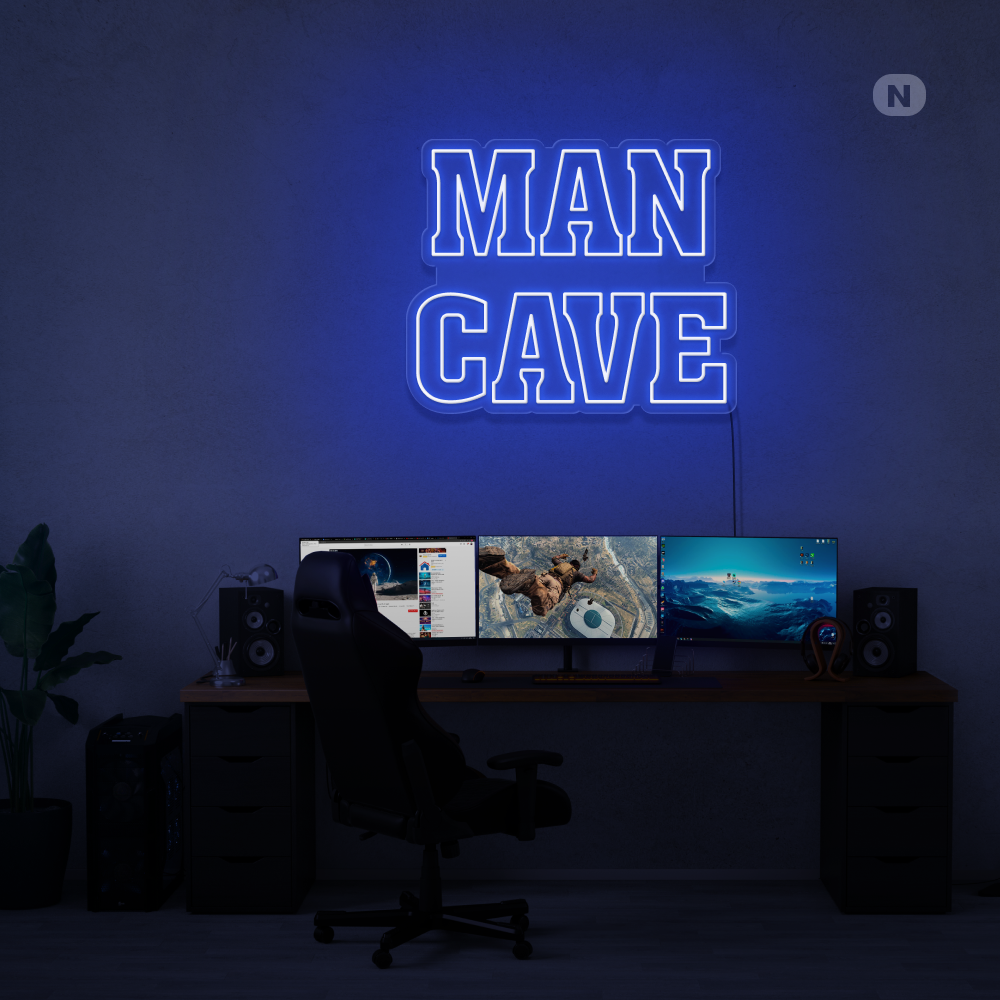 Insegna al neon Man Cave