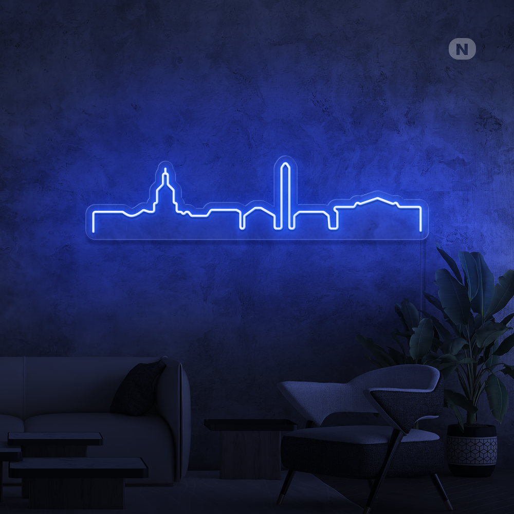 Insegna al neon Skyline