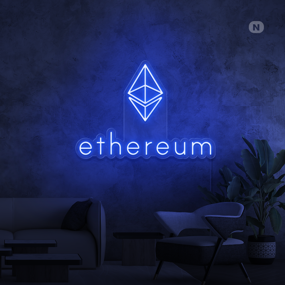 Insegna al neon Ethereum