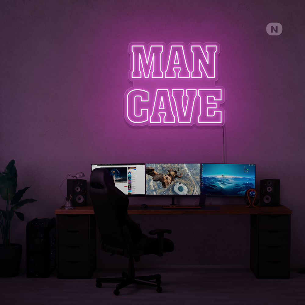 Insegna al neon Man Cave
