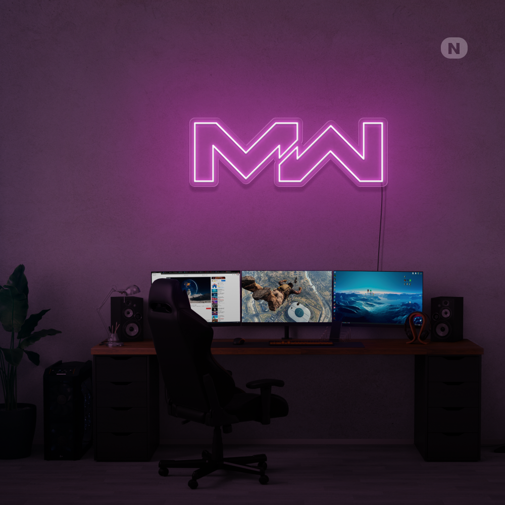 Insegna al neon MW