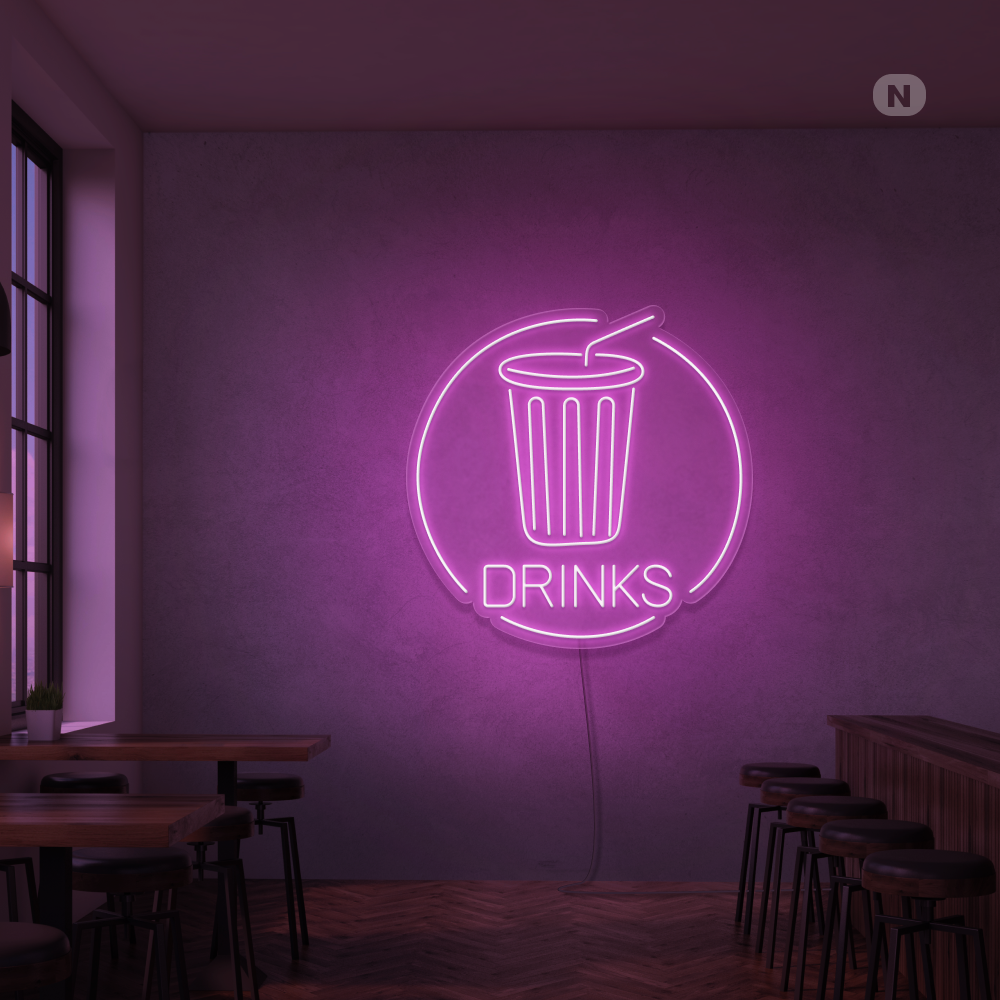 Insegna al Neon Drinks