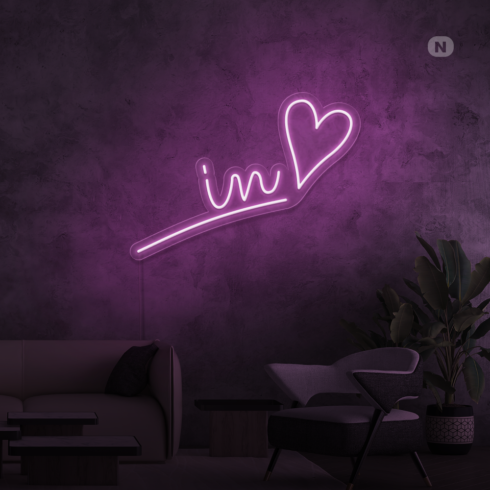 Insegna al neon In Love