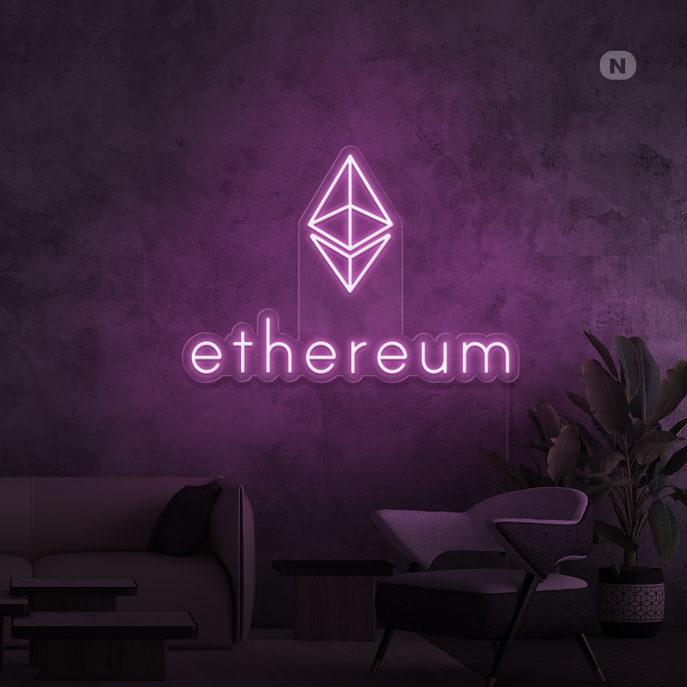 Insegna al neon Ethereum