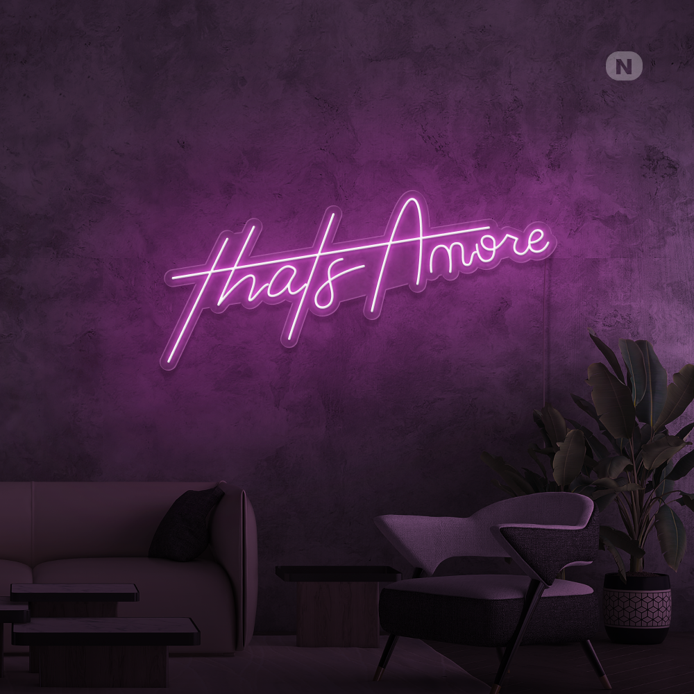 Insegna al neon L'amore