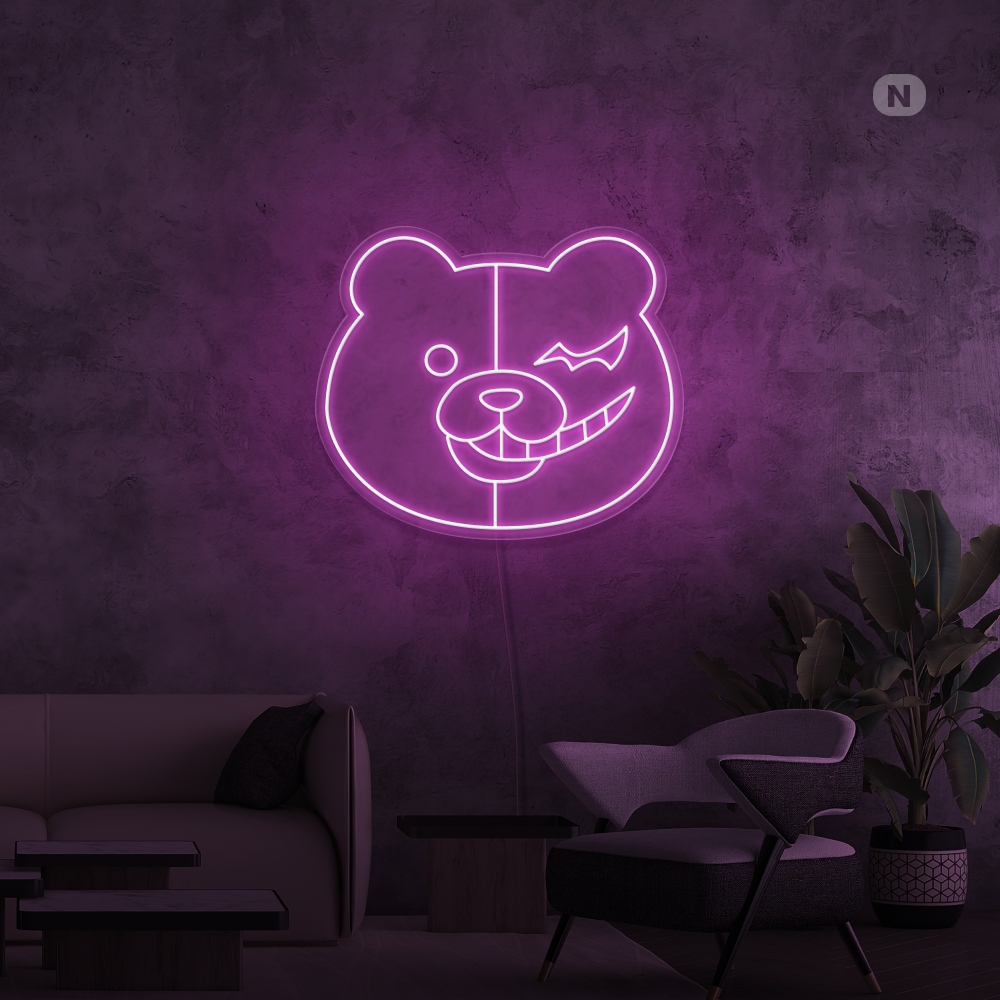 Insegna al neon Orso selvatico