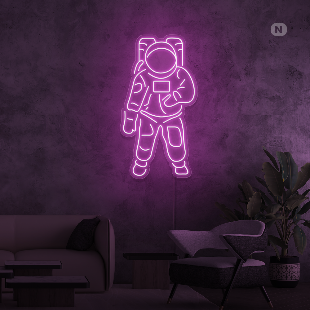 Insegna al neon Astronauta