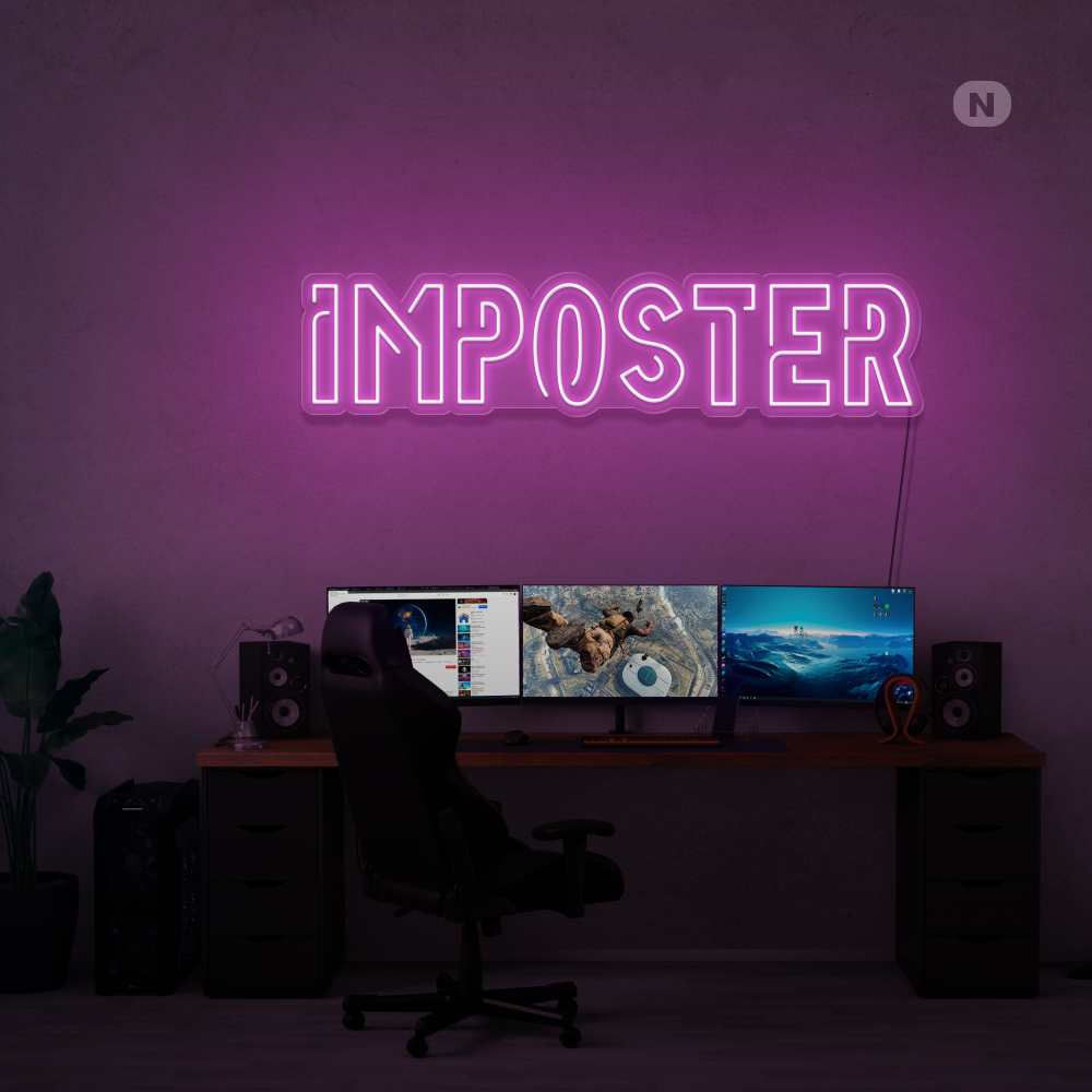 Insegna al neon Imposter