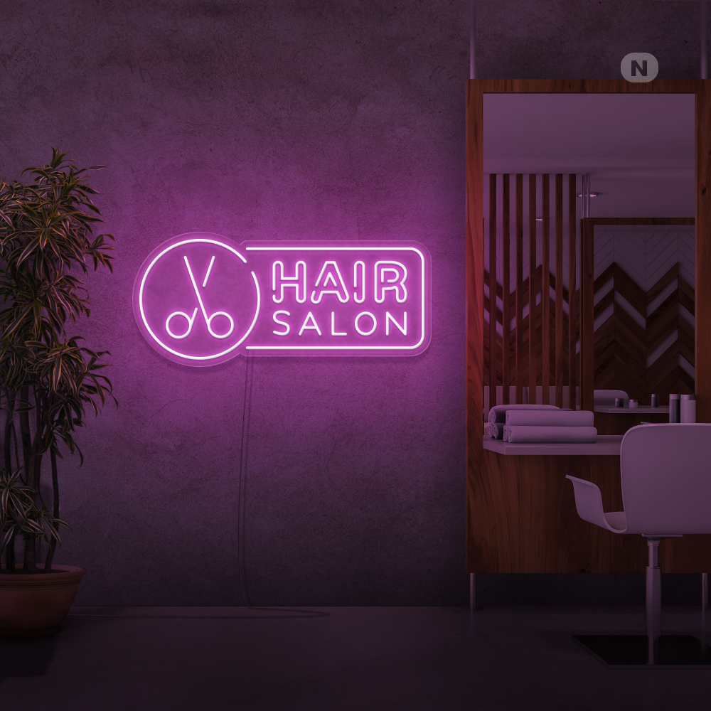 Insegna al neon Hair Salon