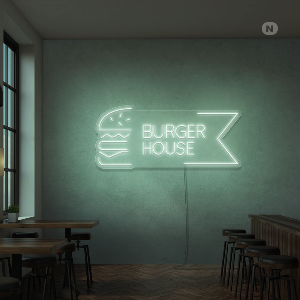 Insegan al neon Burger House
