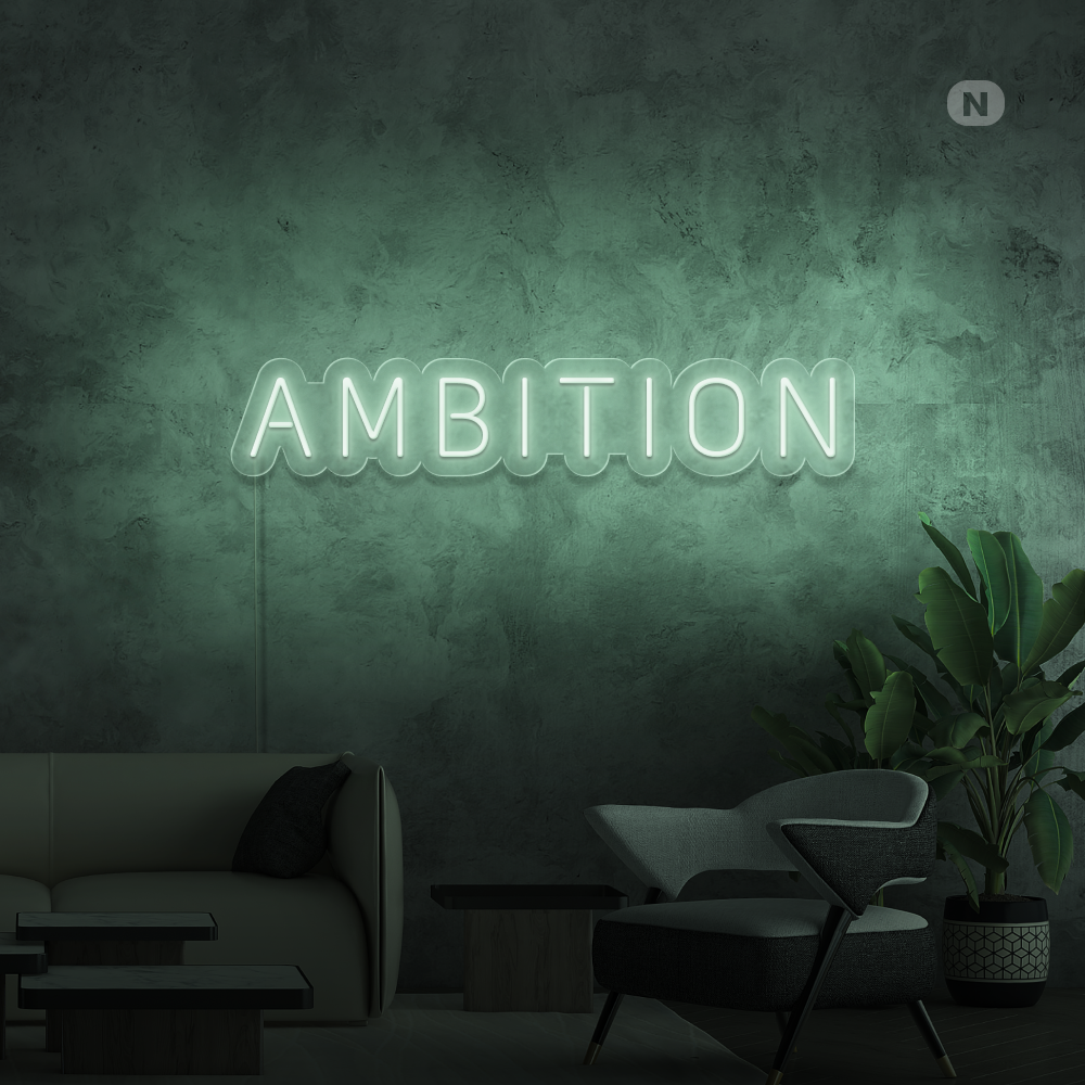 Insegna al neon Ambition