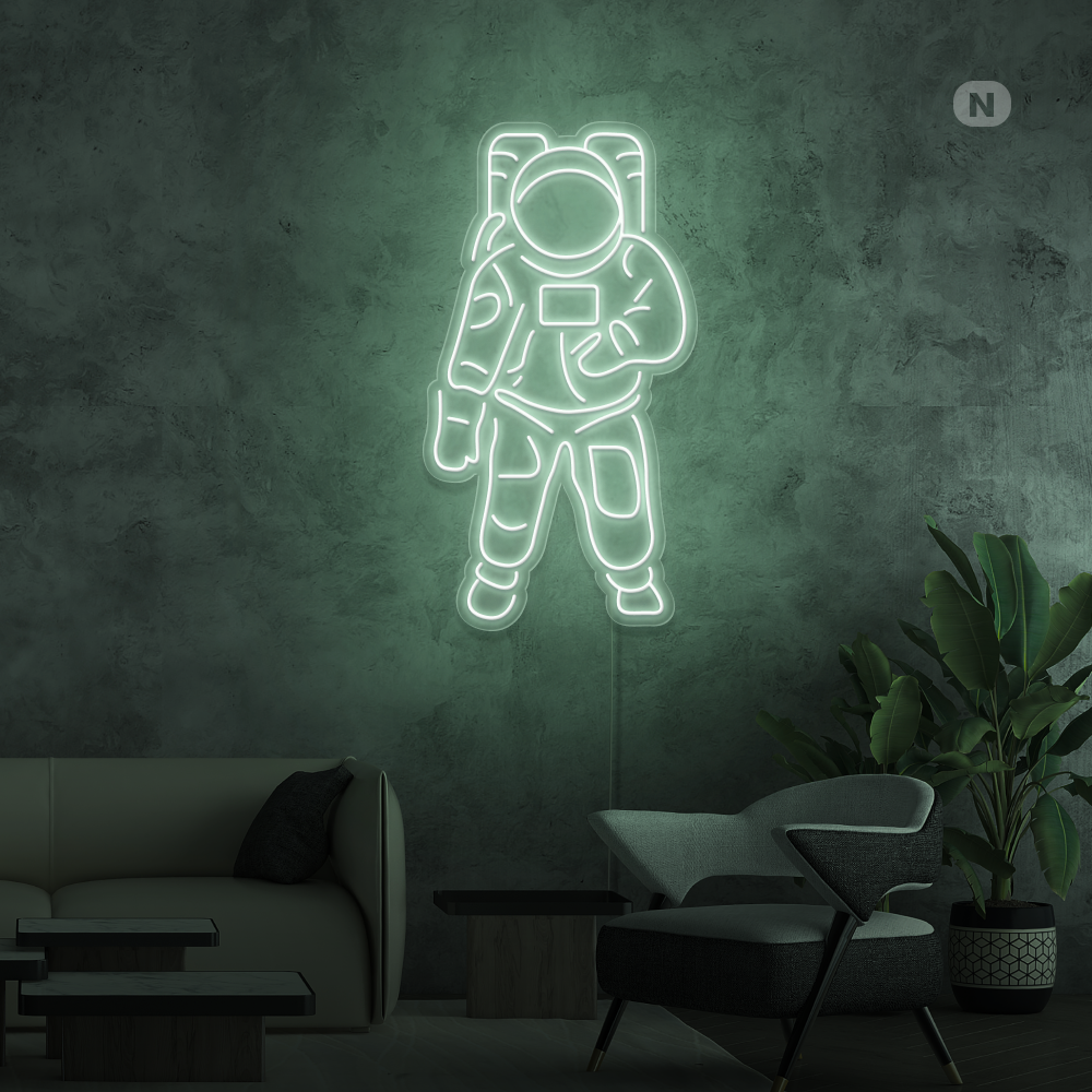 Insegna al neon Astronauta