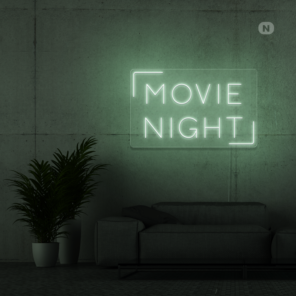 Insegna al neon Movie Night