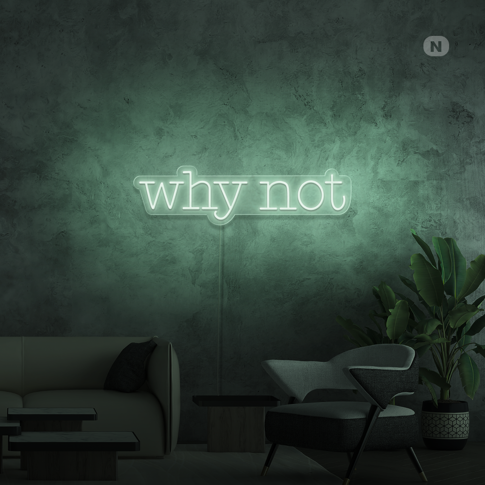 NO VAT (02297110682) Inesgna al neon Why Not (Copy)