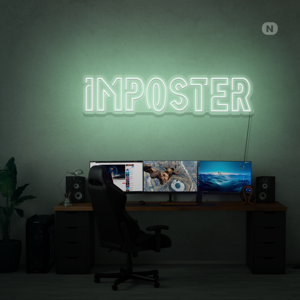 Insegna al neon Imposter