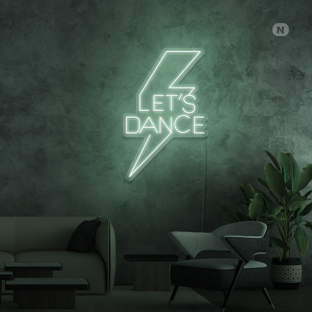 Insegna al neon Let's Dance