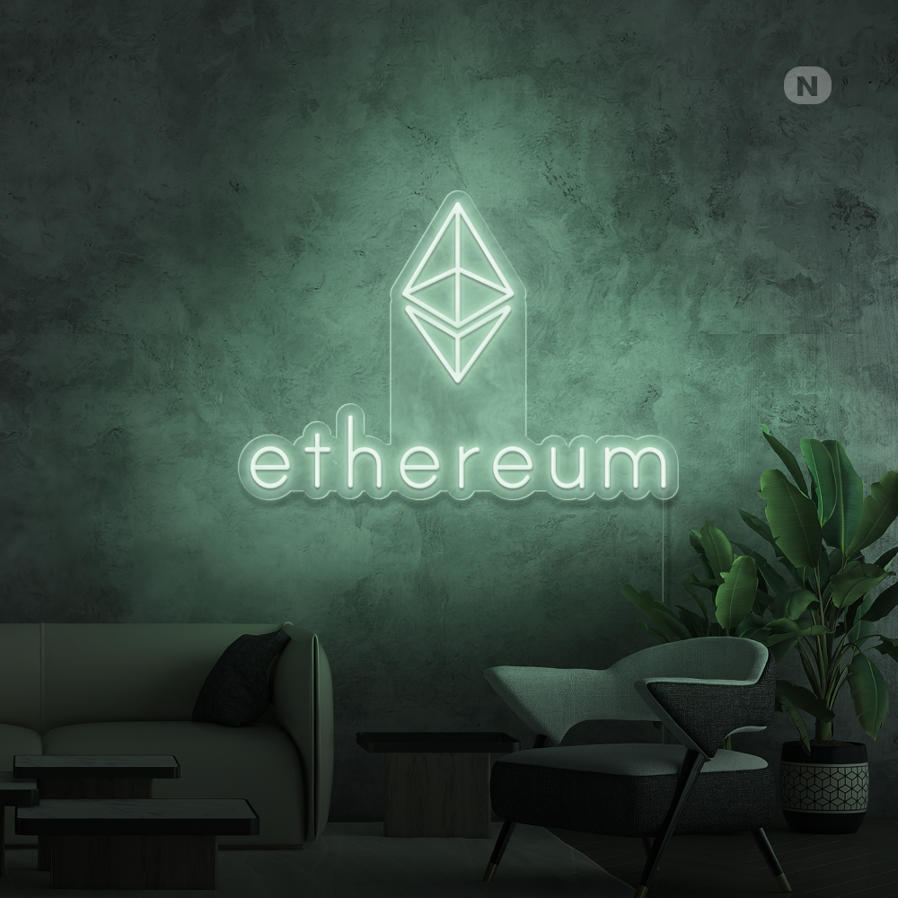 Insegna al neon Ethereum