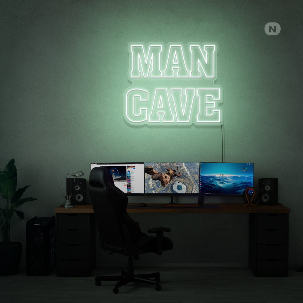 Insegna al neon Man Cave