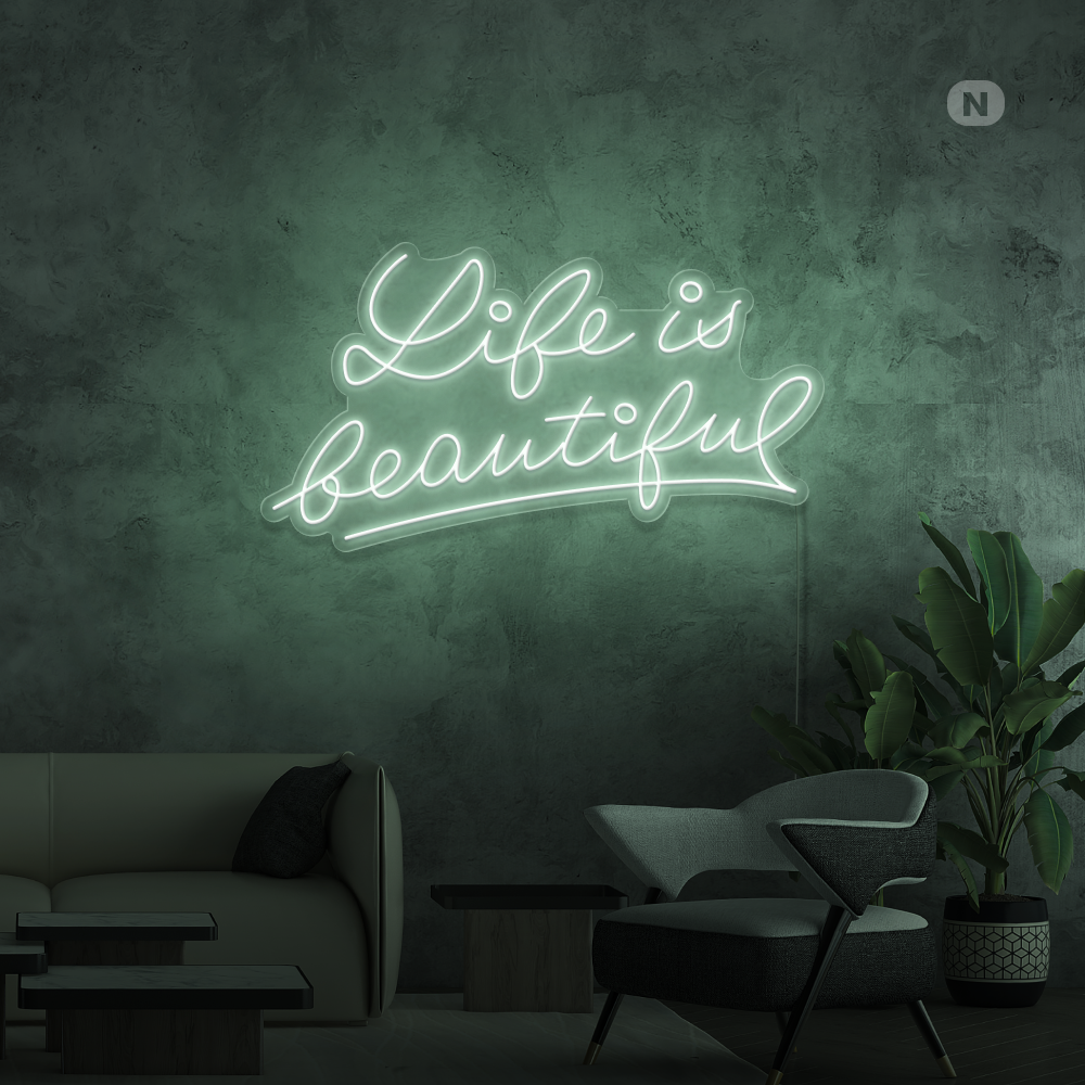 Insegna al neon Life Quote 2