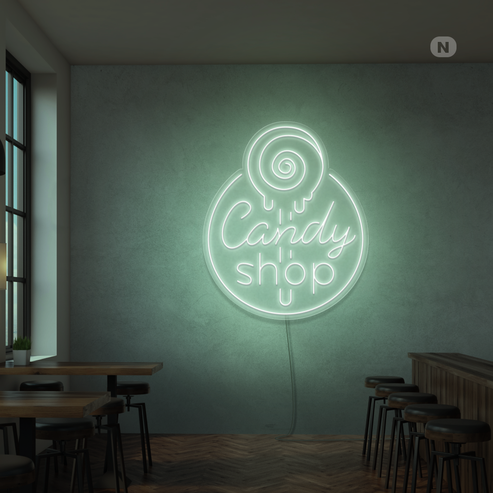 Insegna al Neon Candy Shop