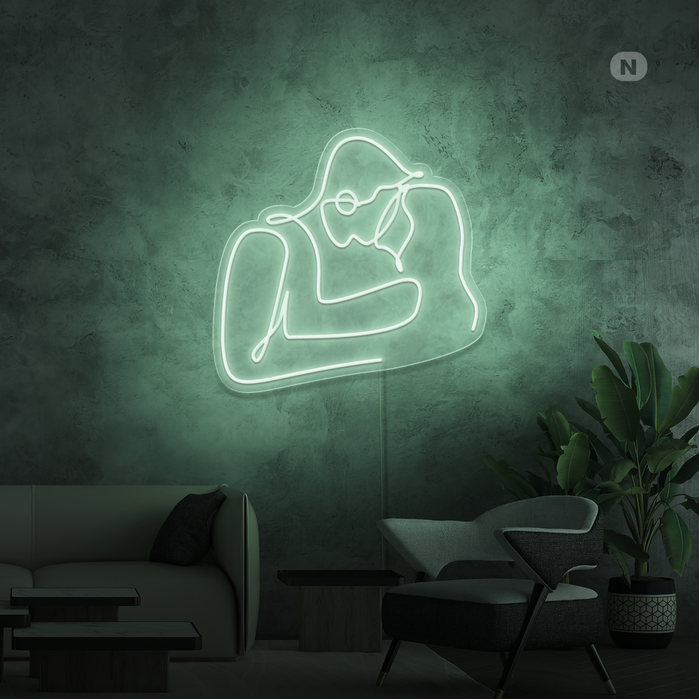 Insegna al neon Coppia d'amore