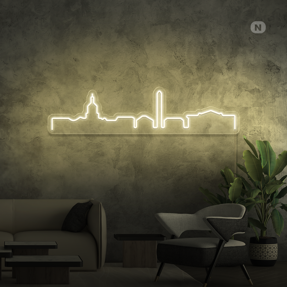 Insegna al neon Skyline