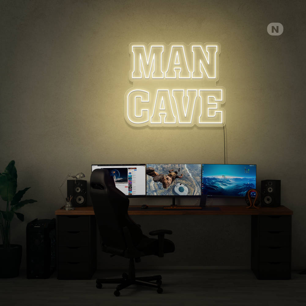 Insegna al neon Man Cave
