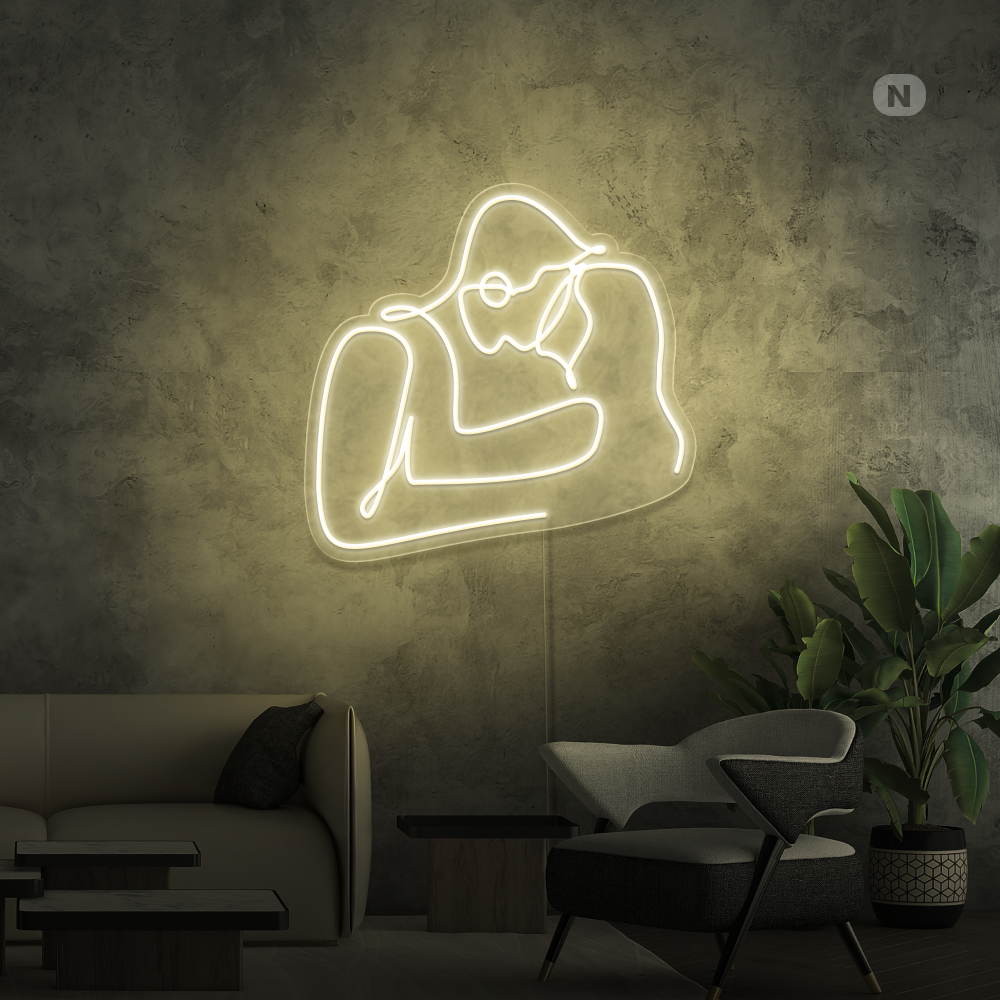 Insegna al neon Coppia d'amore