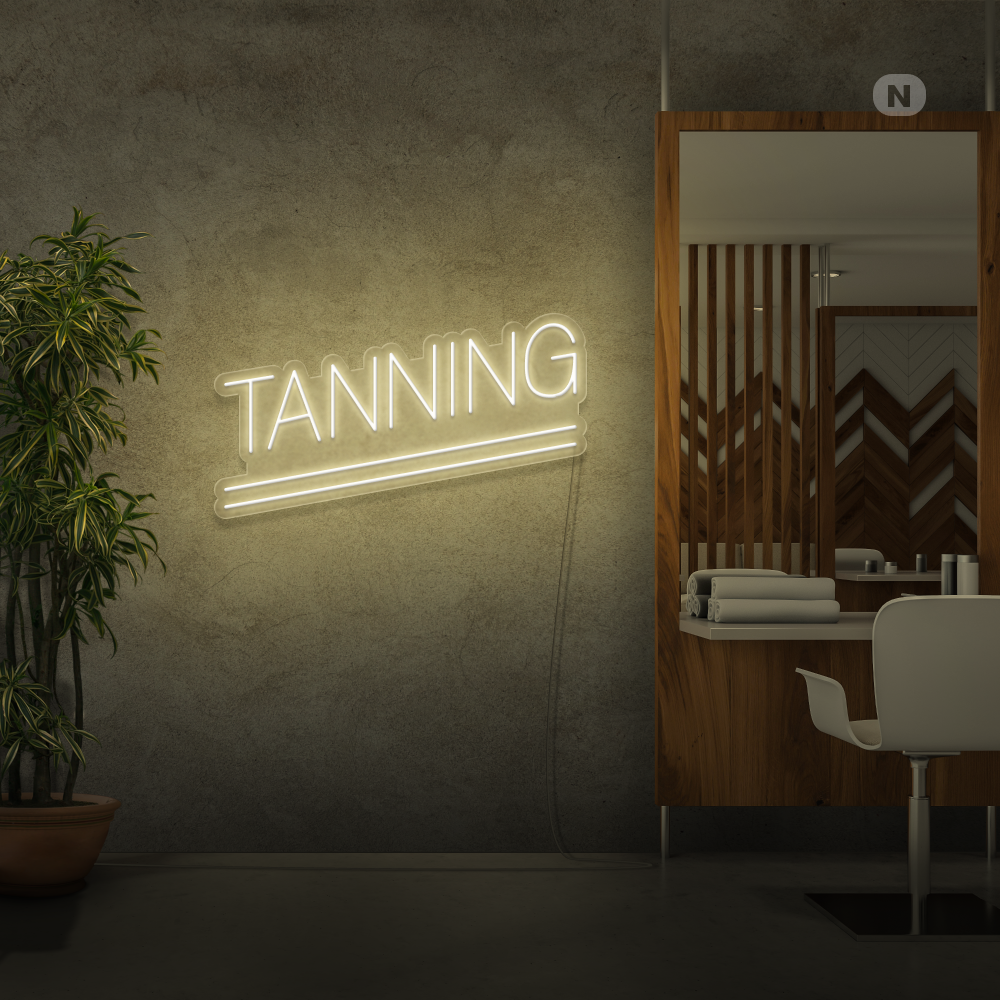 Insegna al neon Tanning
