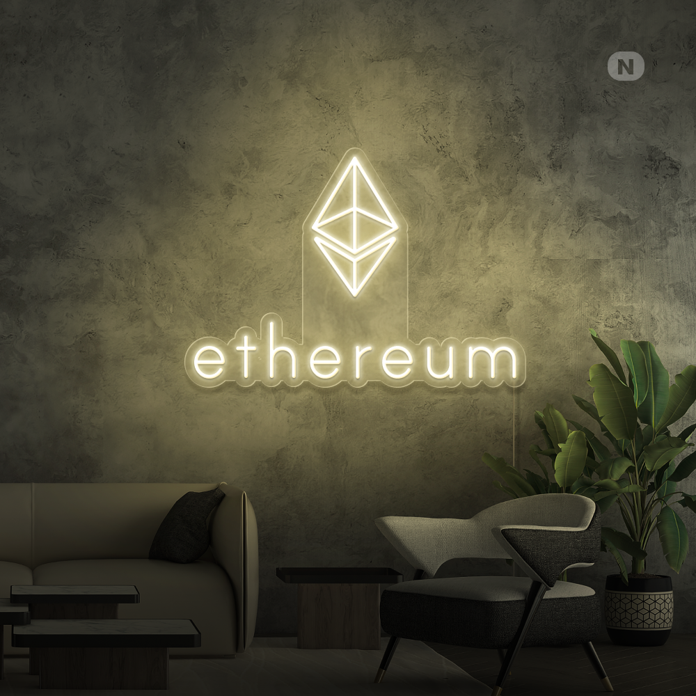 Insegna al neon Ethereum