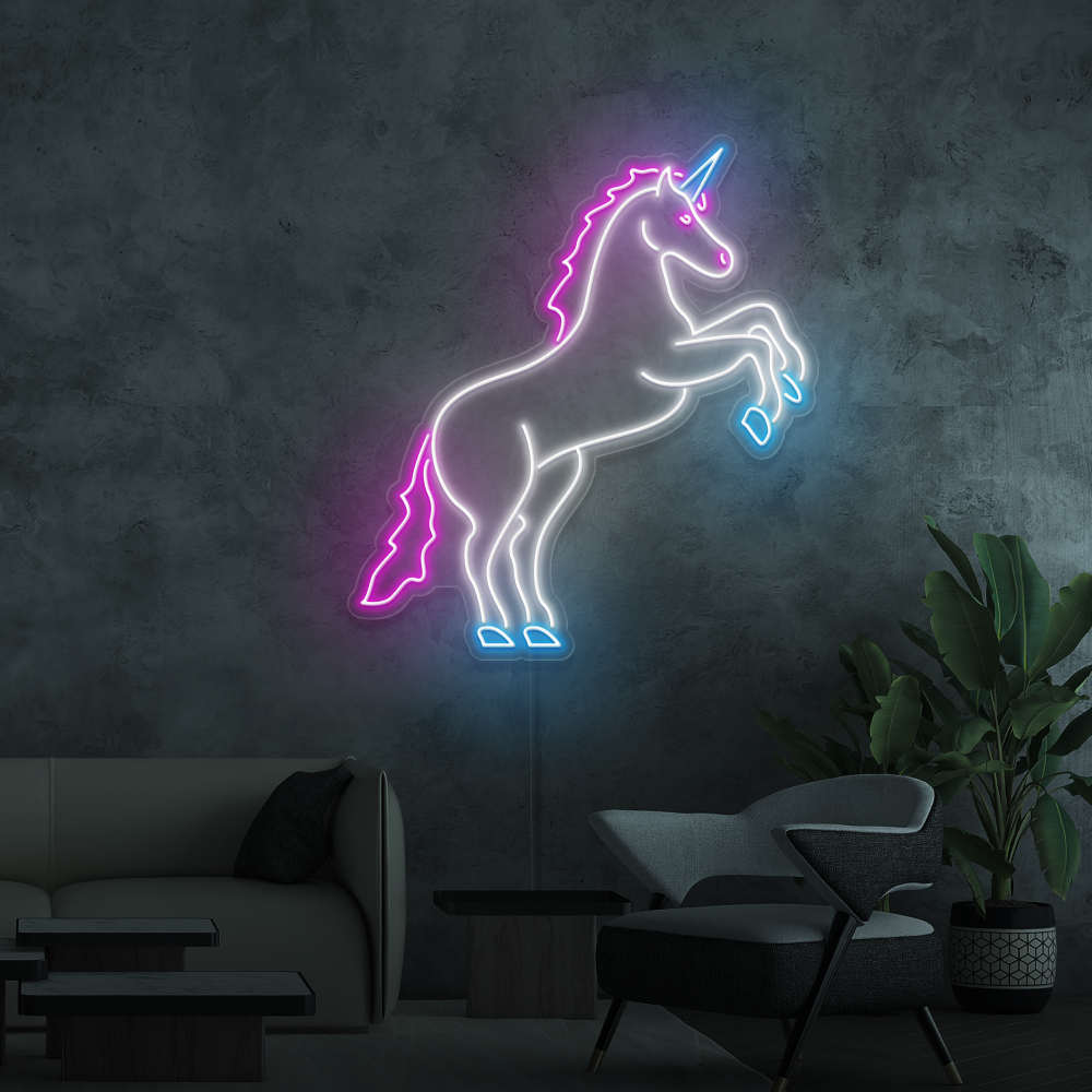 Insegna al neon Unicorno