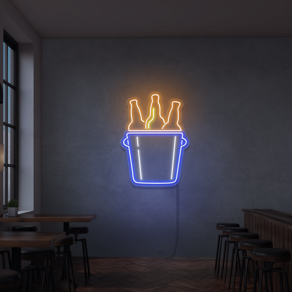 Insegna al neon Birra