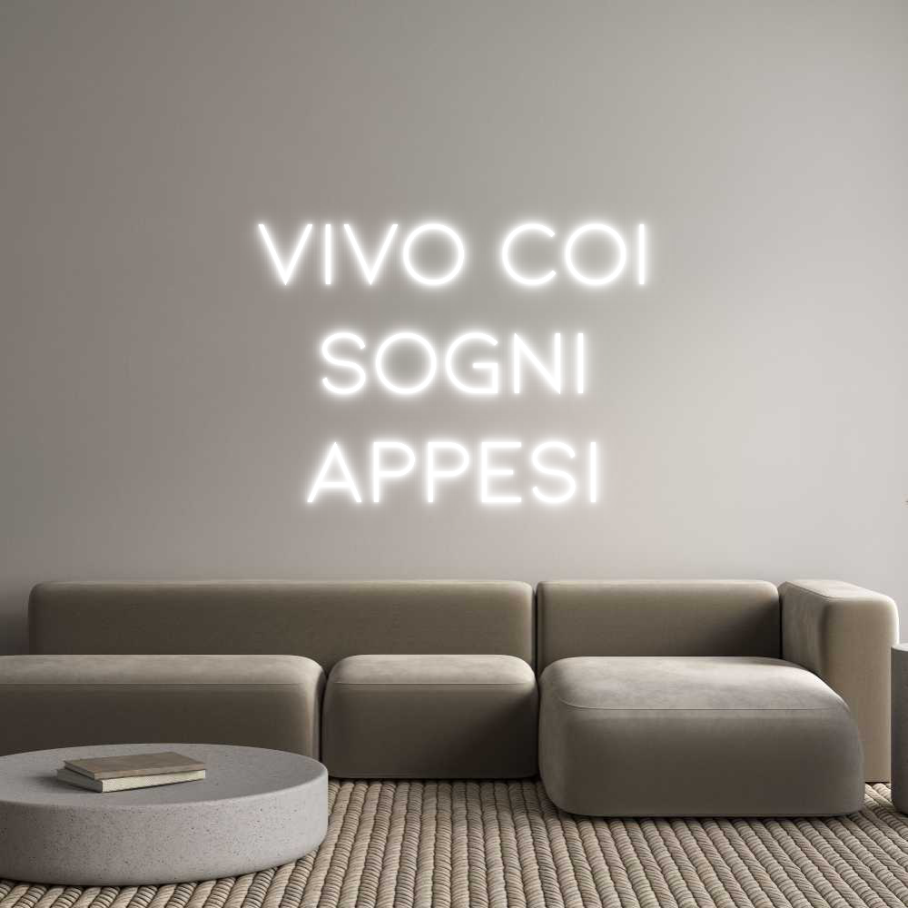 Neon personalizzato: vivo coi
sog...