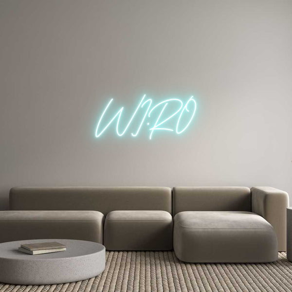 Neon personalizzato: WI.RO