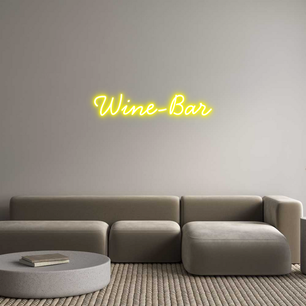 Neon personalizzato: Wine-Bar