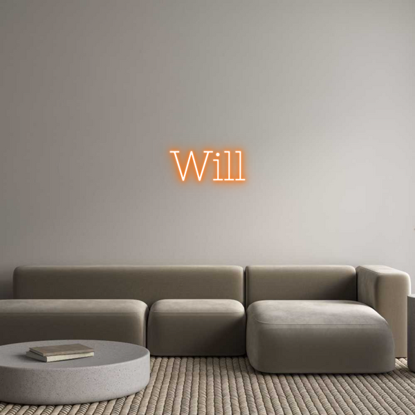 Neon personalizzato: Will