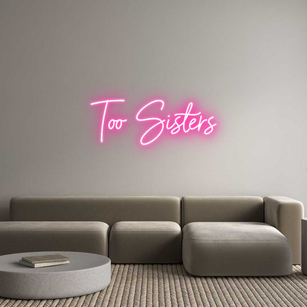 Neon personalizzato: Too Sisters