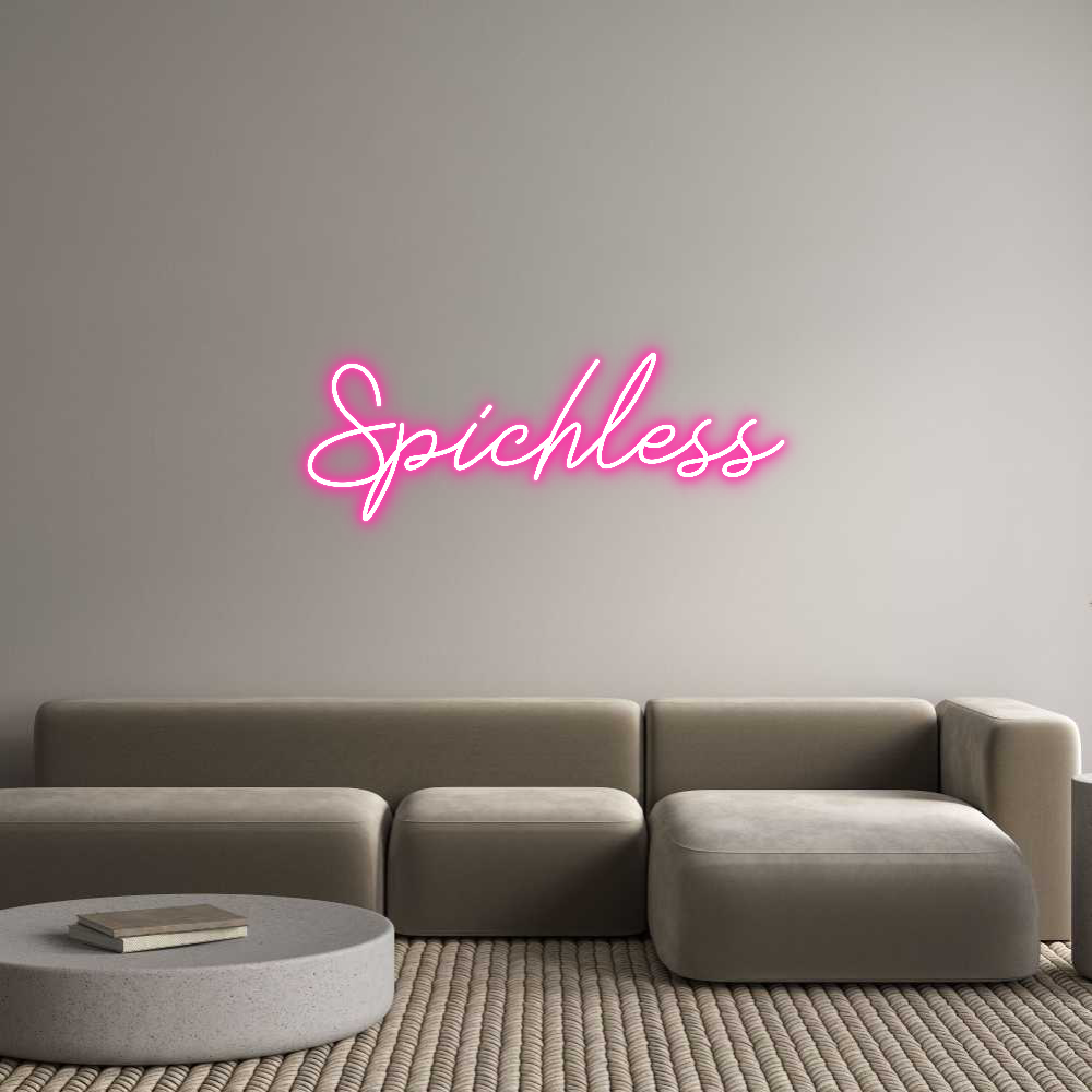 Neon personalizzato: Spichless