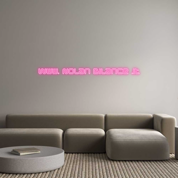 Neon personalizzato: Www. Nolan Bi...