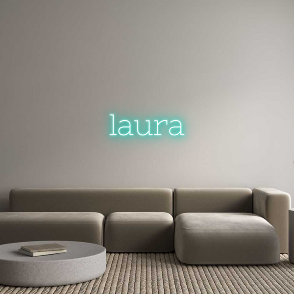 Neon personalizzato: 
laura