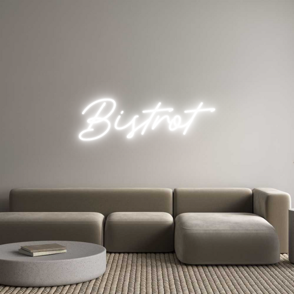 Neon personalizzato: 
Bistrot