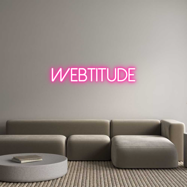 Neon personalizzato: Webtitude