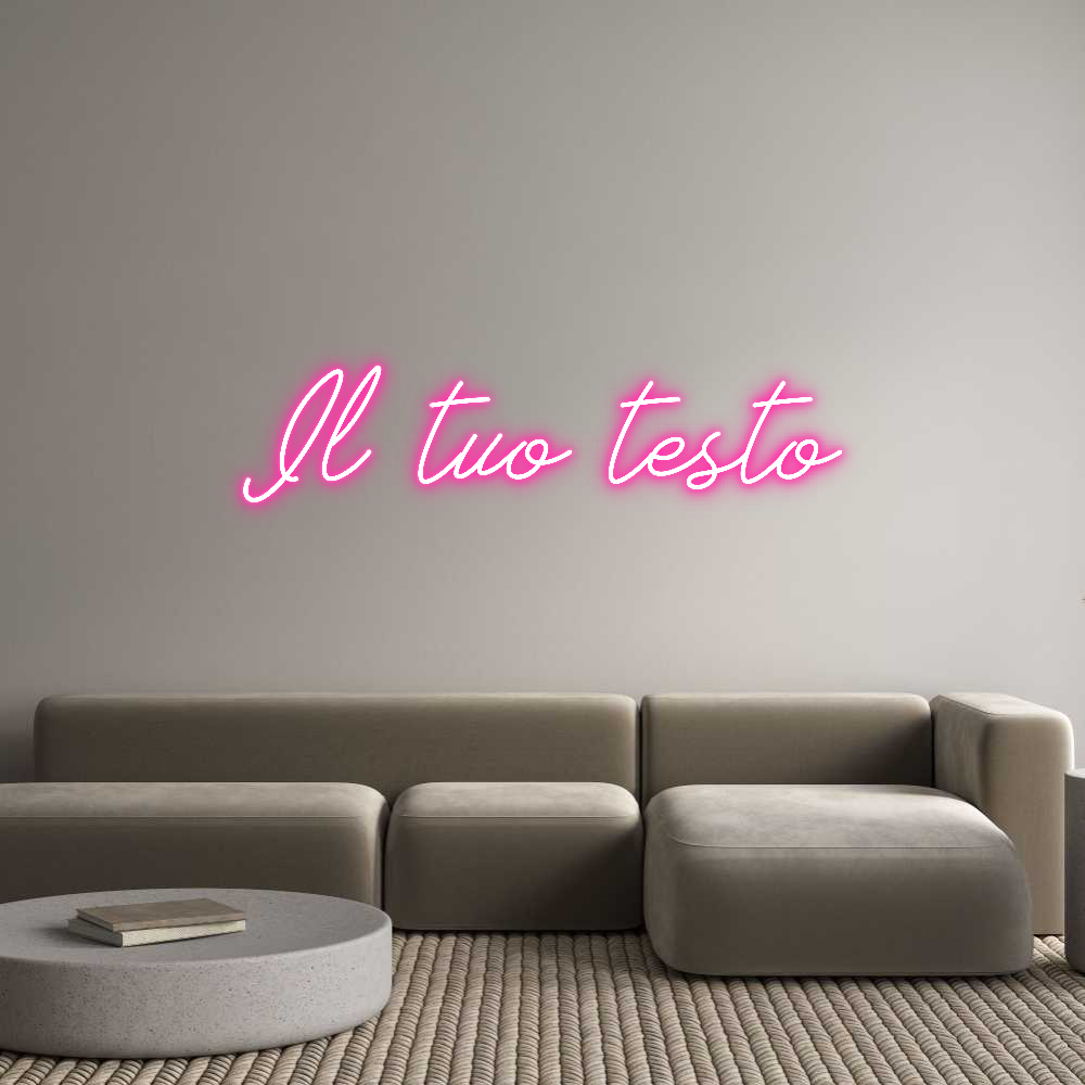 Neon personalizzato: Il tuo testo