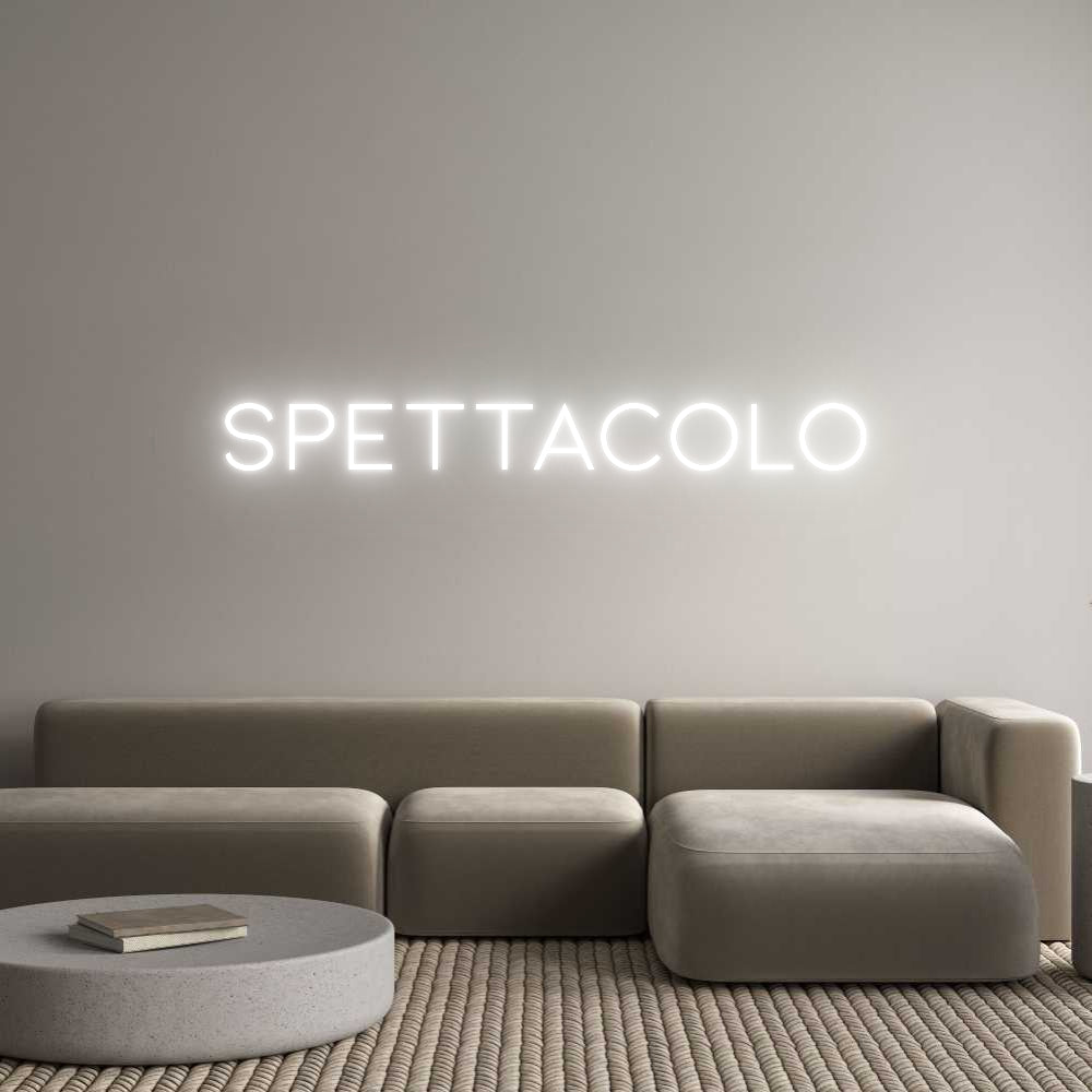 Neon personalizzato: spettacolo