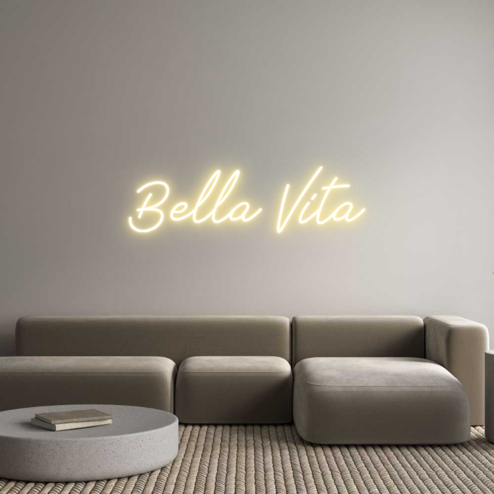 Neon personalizzato: 
Bella Vita